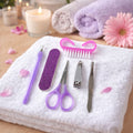6 in 1 Manicure Pedicure Nail Care Grooming Kit with tools