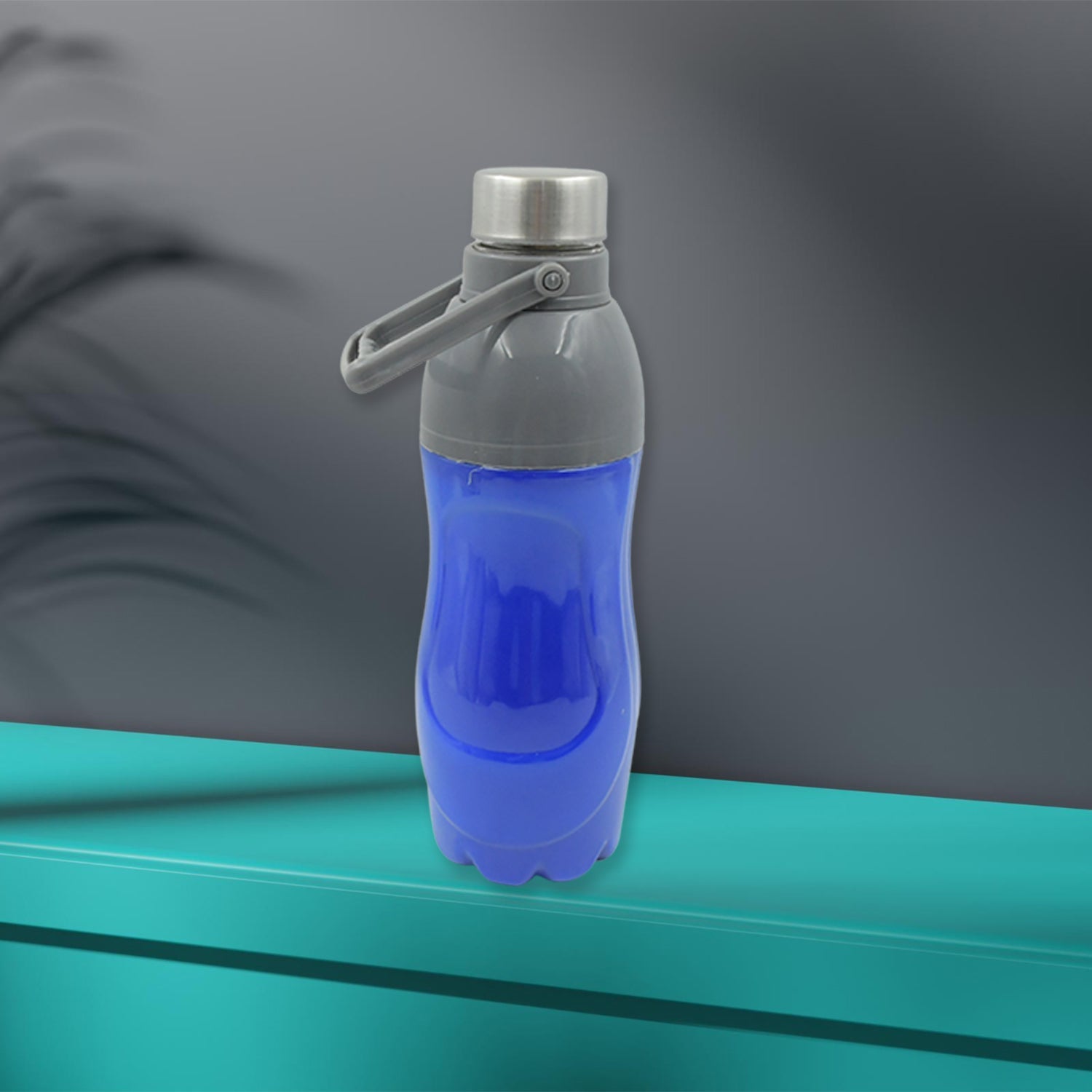 Stylish 1.8L Insulated Sports Bottle keeping water cold during a workout.