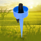 An auto plant watering device with an attached bottle, ensuring steady hydration for indoor plants.