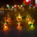 Pack of 12 fiber optic LED centerpieces with vibrant color-changing lights.