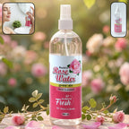 Refreshing rose water face mist for daily skincare