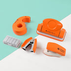 Kangaro 5-in-1 stationery gift set including stapler, tape dispenser, and staple remover