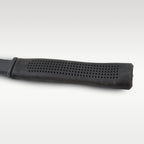 Side view highlighting the sharp cutting blade and pick axe functionality.