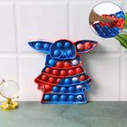 Premium cartoon shaped silicone Pop It fidget toy for stress relief