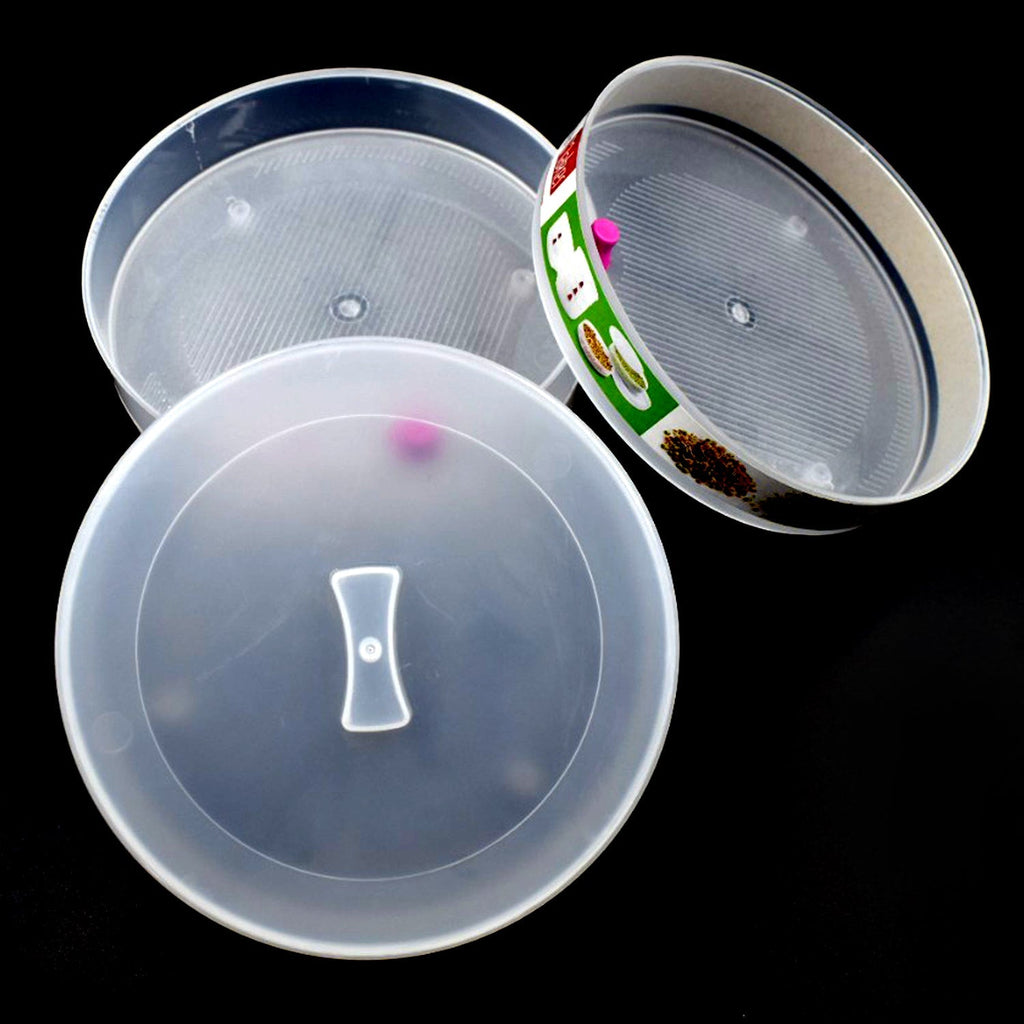 Overhead view of the sprout maker, clearly showing the four distinct layers.