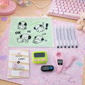 Premium stationery gift set with cartoon zipper pouch and study essentials
