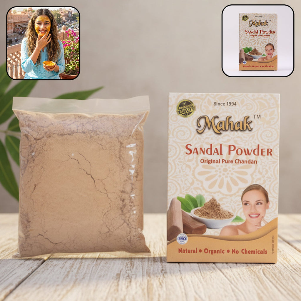 Herbal natural sandalwood powder for traditional skincare