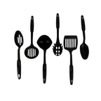 Lifestyle shot featuring the versatile non-stick cooking tools in use.