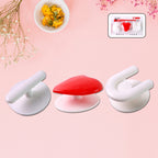 Adhesive wall hook set with strong grip for kitchen and bathroom organization