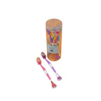 White 2-in-1 toothbrush and toothpaste organizer for daily use.