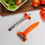 CookAura Gas Lighter Peeler Combo set displayed on a kitchen counter.