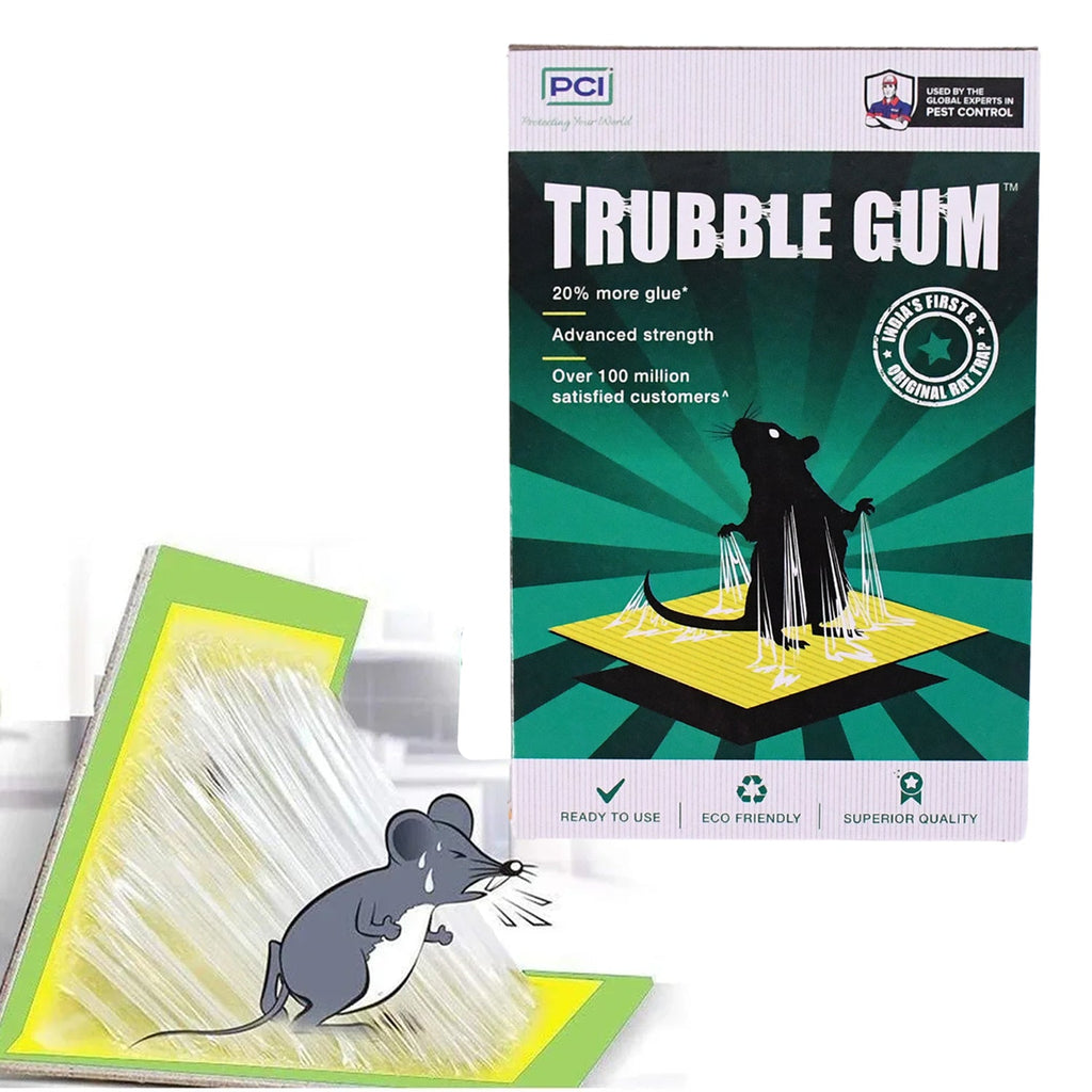 Small size cardboard mouse trap with strong adhesive glue to catch mice and rats.