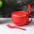 Supermom insulated soup bowl with handle and lid, 650 ml capacity