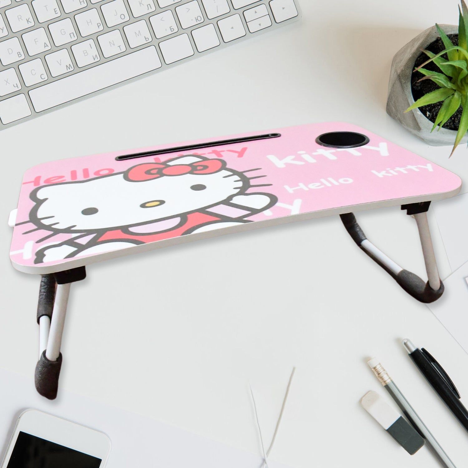Overview of the multipurpose kids study table with various cartoon prints available.