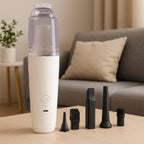 Mini handheld vacuum cleaner set with cordless design and 5 detachable nozzles