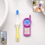 Kids toothbrush set with cartoon character design in packaging