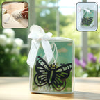 Butterfly page holder metal bookmark with tassel and gift box packaging