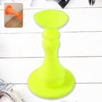 Neon yellow washing machine door holder made of durable rubber