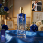 Front view of Blue Lady Eau De Parfum spray bottle