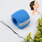 Blue Jawline Exerciser from FitFuzion for facial muscle toning.
