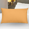 A single soft decorative pillow cover in a neutral shade, perfect for any sofa.