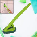 Pro Clean long handle scrubber with triangular sponge pad, ready for deep cleaning.