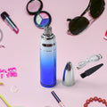 Electric nose hair trimmer featuring stainless steel blades