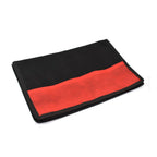 Top-down view of the laptop sleeve, highlighting its overall construction.