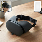 VR headset comfort eye mask cover providing soft cushioning for virtual reality sessions