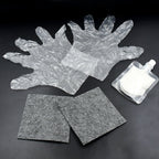 All components of the PowerPulse Car Scratch Remover Kit neatly arranged for display.