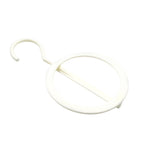Close-up of the durable ABS plastic material of the circular Closet Organizer Hanger.