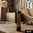 Close-up view of the durable metal nozzle and needle attachment of the Mini Hand Air Pump.