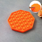 Close up of silicone bubbles on Pop It Fidget Toy