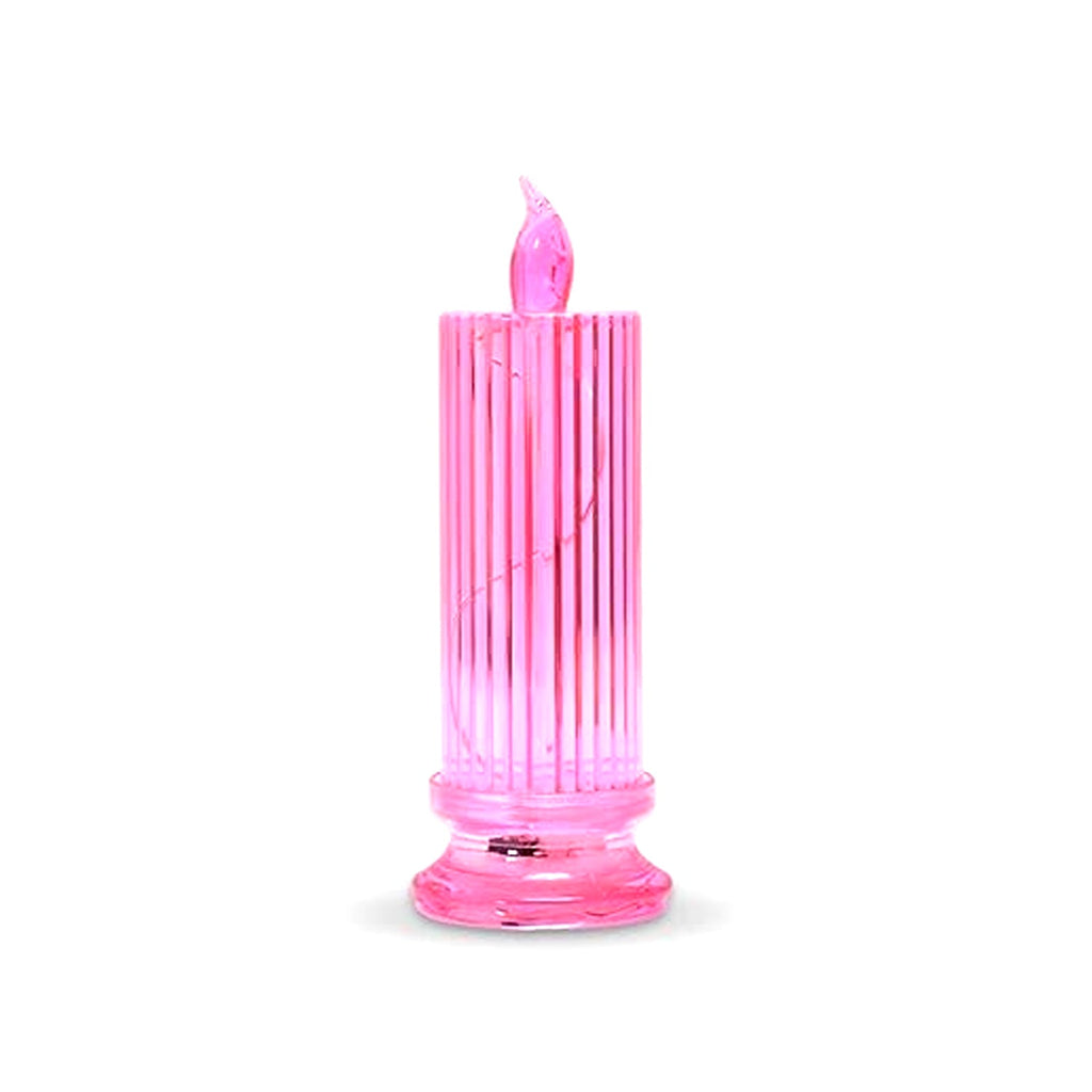 Decorative LED Crystal Candle displayed on a table, adding elegance to any setting.
