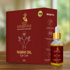 Ved Sanjeevani Nabhi Oil for Eye Care in 30ml dropper bottle