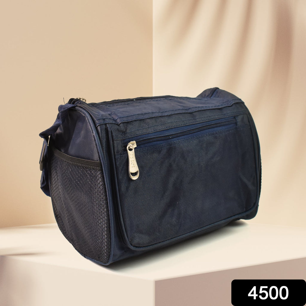 Stylish insulated lunch bag for women and men, displayed in a modern, minimalist setting.