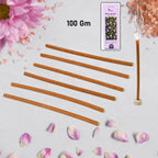 Branded box of Bela Ke Phool premium agarbatti, emphasizing natural ingredients.