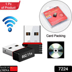 Compact Wi-Fi network adapter mini USB wireless dongle by Compshop