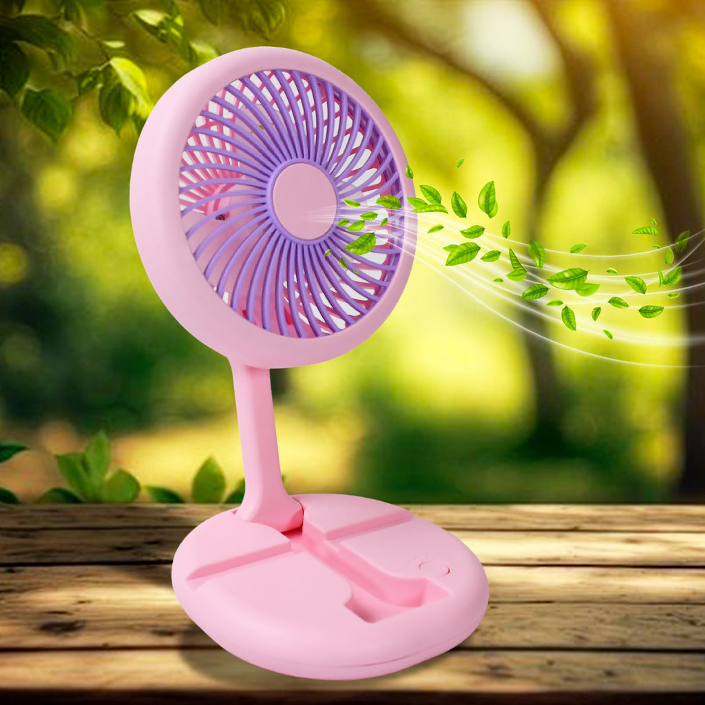 Front view of the heavy-duty portable fan with its two-speed settings visible.