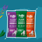 Pollic Kadam concentrated floor cleaner refill kit with reusable measuring bottle