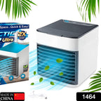 Compact personal space cooler with easy-to-access controls.