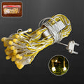 10 meter LED decorative string fairy lights with warm white illumination for festive décor