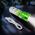 Multi-functional USB rechargeable torchlight from Poravar.
