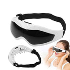 Front view of the Electric Eye Massager showing its adjustable elastic band.