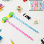 Colorful Candy Design kids stationery set with pencils and storage jars