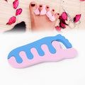 Soft sponge toe separators pair for comfortable pedicures