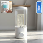 500ml wall mount liquid soap dispenser with transparent container showing soap level