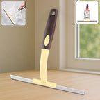 Ritu glass wiper with soft silicone blade for window cleaning