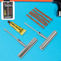 Arrive Kit tubeless tyre repair kit with all tools shown.