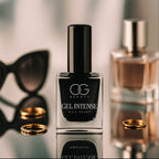 OG Beauty Black Gel Nail Polish bottle on a clean background.